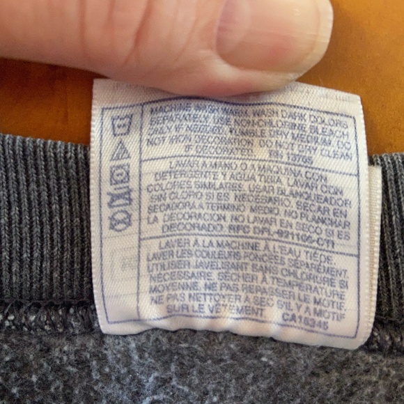 MEMBER'S MARK (Sam's Club) unisex charcoal grey sweatshirt in men's size XL - Picture 7 of 7